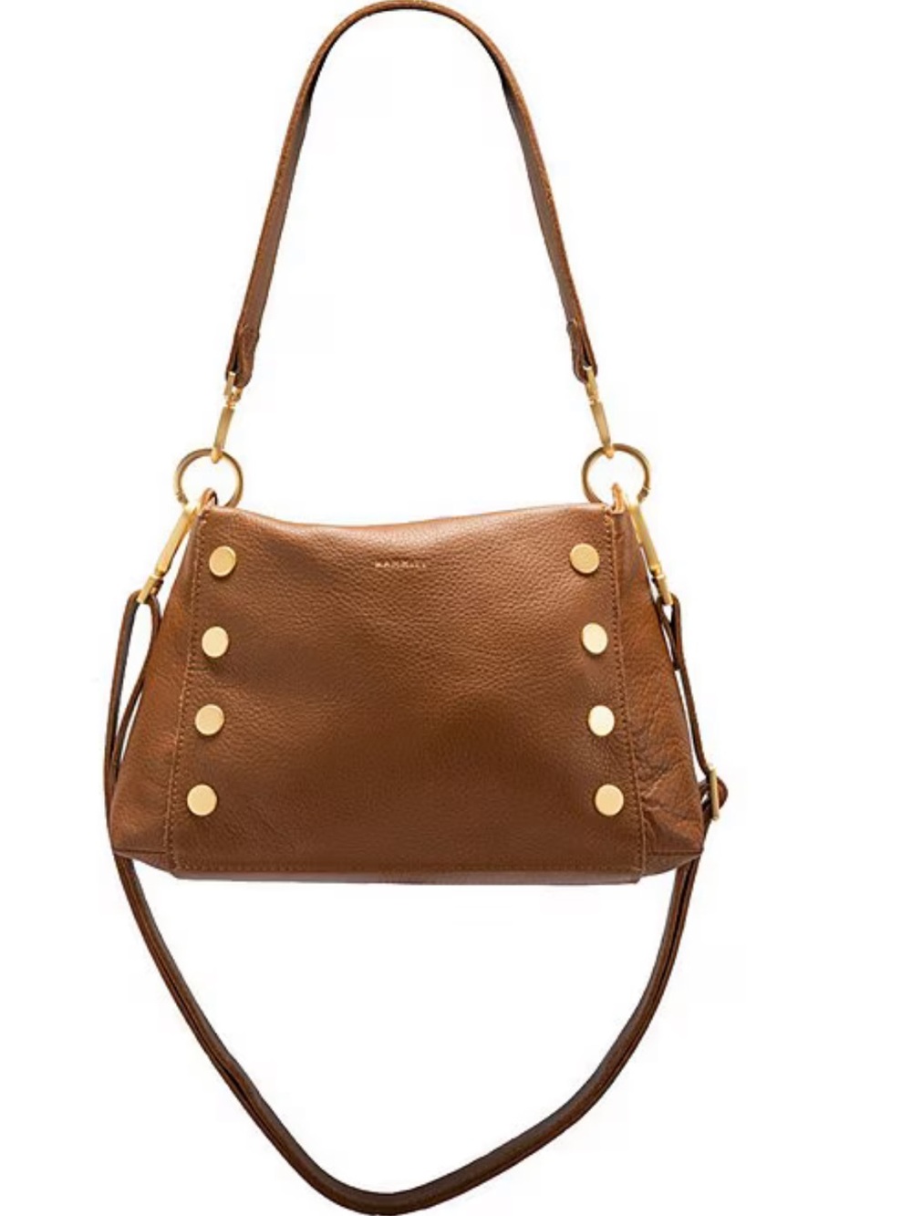 NWT🌷Hammit Bryant Medium Pebbled Leather Shoulder Bag in “Mahogreb/BGRZ”
